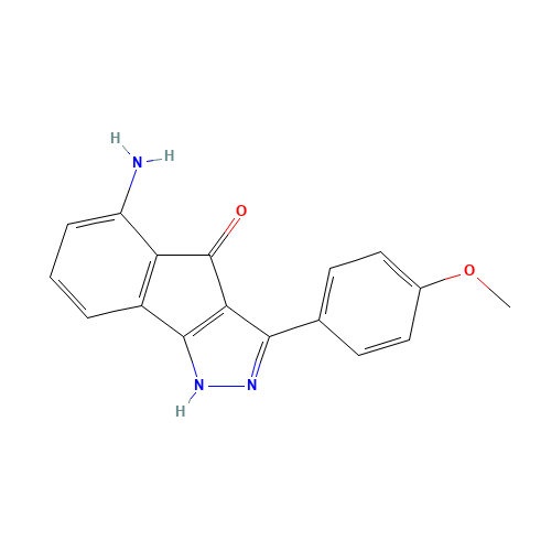 5-amino-3-(4-methoxyphenyl)-1H-indeno[1,2-c]pyrazol-4-one (CAS: 247149-96-8) - Related Chemical Product