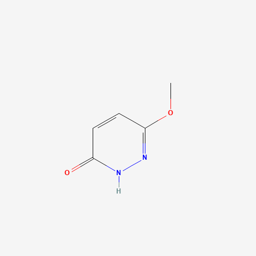 3-methoxy-1H-pyridazin-6-one (CAS: 1703-10-2) - Chemical Structure and Molecular Formula 
