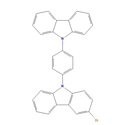 3-bromo-9-(4-carbazol-9-ylphenyl)carbazole (CAS: 1537218-76-0) - Related Chemical Product