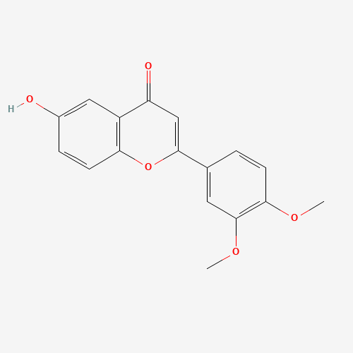2-(3,4-dimethoxyphenyl)-6-hydroxychromen-4-one (CAS: 63046-10-6) - Related Chemical Product