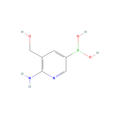 [6-amino-5-(hydroxymethyl)pyridin-3-yl]boronic acid (CAS: 1345469-19-3) - Related Chemical Product