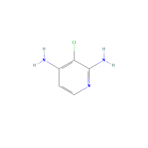 3-chloropyridine-2,4-diamine (CAS: 1232431-15-0) - Chemical Structure and Molecular Formula 