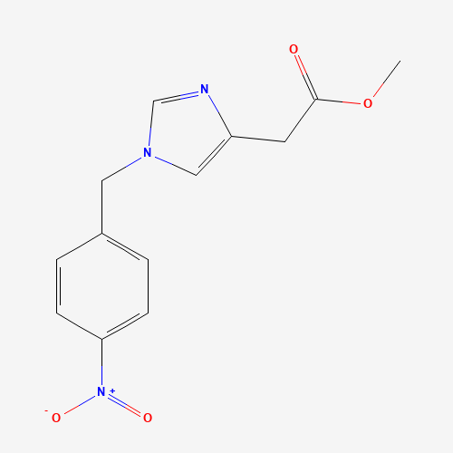 methyl 2-[1-[(4-nitrophenyl)methyl]imidazol-4-yl]acetate (CAS: 179025-88-8) - Related Chemical Product