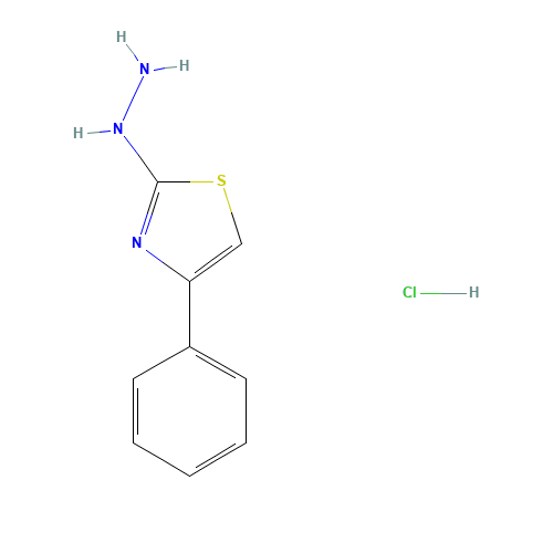 (4-phenyl-1,3-thiazol-2-yl)hydrazine;hydrochloride (CAS: 17574-10-6) - Related Chemical Product