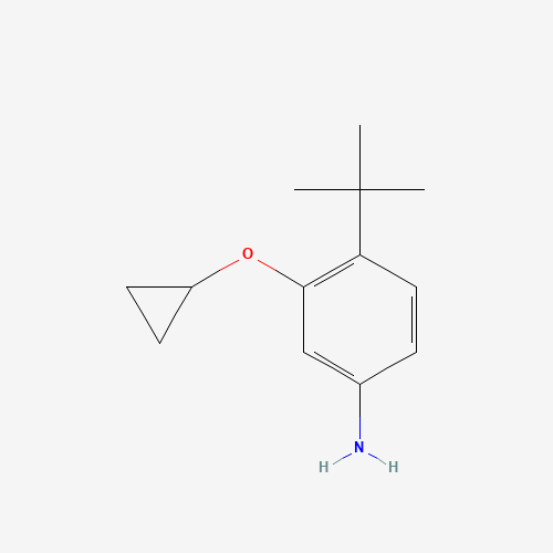 4-tert-butyl-3-cyclopropyloxyaniline (CAS: 1243321-66-5) - Related Chemical Product