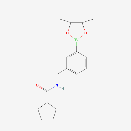 N-[[3-(4,4,5,5-tetramethyl-1,3,2-dioxaborolan-2-yl)phenyl]methyl]cyclopentanecarboxamide (CAS: 883738-28-1) - Related Chemical Product