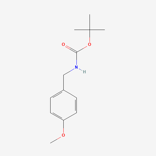 tert-butyl N-[(4-methoxyphenyl)methyl]carbamate (CAS: 120157-94-0) - Chemical Structure and Molecular Formula 