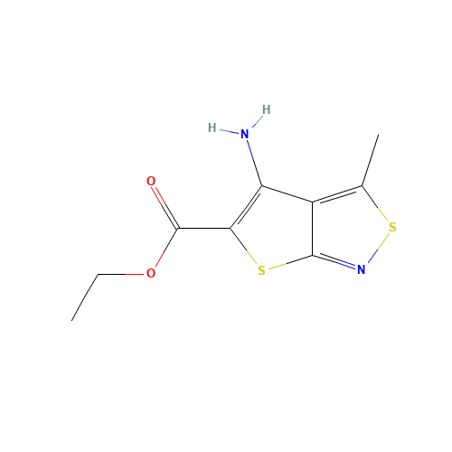ethyl 4-amino-3-methylthieno[2,3-c][1,2]thiazole-5-carboxylate (CAS: 82000-54-2) - Related Chemical Product