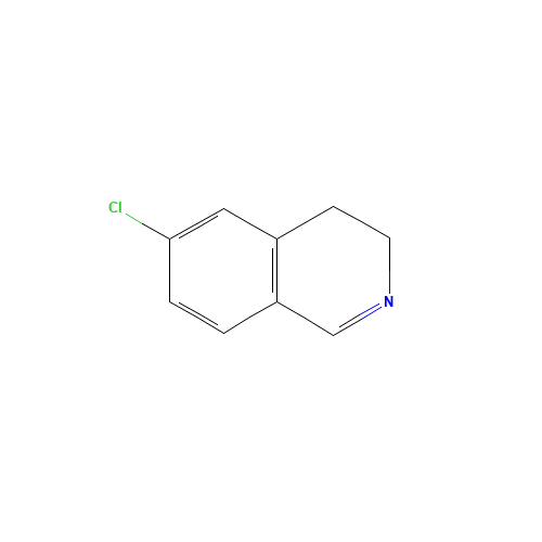 6-chloro-3,4-dihydroisoquinoline (CAS: 440351-62-2) - Chemical Structure and Molecular Formula 