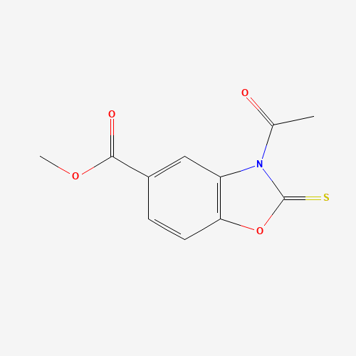 methyl 3-acetyl-2-sulfanylidene-1,3-benzoxazole-5-carboxylate (CAS: 72730-41-7) - Related Chemical Product