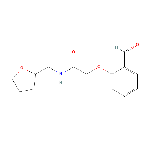 2-(2-formylphenoxy)-N-(oxolan-2-ylmethyl)acetamide (CAS: 915923-40-9) - Related Chemical Product