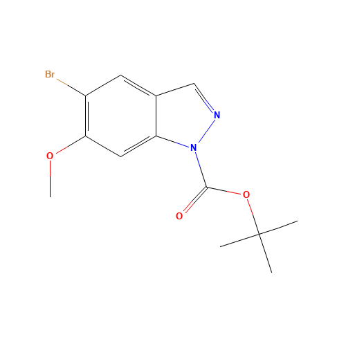 tert-butyl 5-bromo-6-methoxyindazole-1-carboxylate (CAS: 1305320-56-2) - Related Chemical Product
