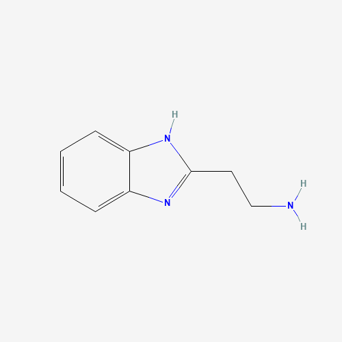 2-(1H-benzimidazol-2-yl)ethanamine (CAS: 29518-68-1) - Chemical Structure and Molecular Formula 
