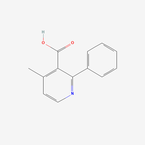 4-methyl-2-phenylpyridine-3-carboxylic acid (CAS: 58787-23-8) - Chemical Structure and Molecular Formula 