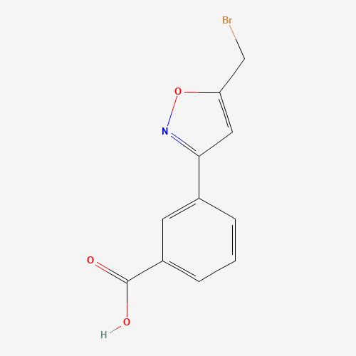 3-[5-(bromomethyl)-1,2-oxazol-3-yl]benzoic acid (CAS: 1199773-62-0) - Related Chemical Product