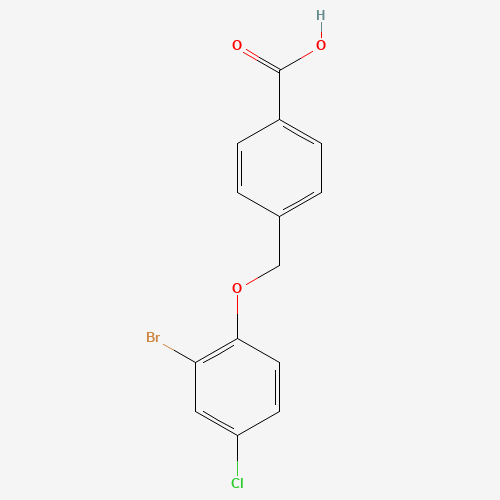 4-[(2-bromo-4-chlorophenoxy)methyl]benzoic acid (CAS: 938252-96-1) - Related Chemical Product