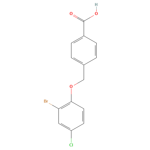 4-[(2-bromo-4-chlorophenoxy)methyl]benzoic acid (CAS: 938252-96-1) - Related Chemical Product