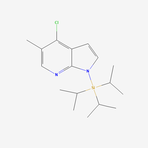 (4-chloro-5-methylpyrrolo[2,3-b]pyridin-1-yl)-tri(propan-2-yl)silane (CAS: 942920-17-4) - Related Chemical Product