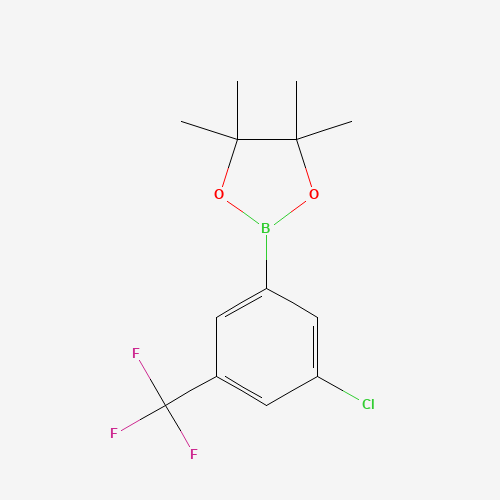 2-[3-chloro-5-(trifluoromethyl)phenyl]-4,4,5,5-tetramethyl-1,3,2-dioxaborolane (CAS: 942069-65-0) - Related Chemical Product