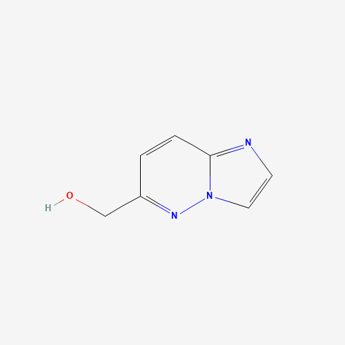 imidazo[1,2-b]pyridazin-6-ylmethanol (CAS: 1313726-21-4) - Chemical Structure and Molecular Formula 