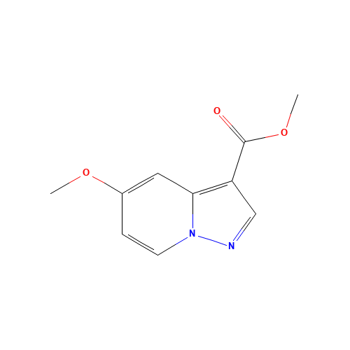 methyl 5-methoxypyrazolo[1,5-a]pyridine-3-carboxylate (CAS: 99446-31-8) - Chemical Structure and Molecular Formula 