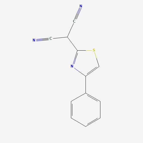 2-(4-phenyl-1,3-thiazol-2-yl)propanedinitrile (CAS: 58350-97-3) - Related Chemical Product