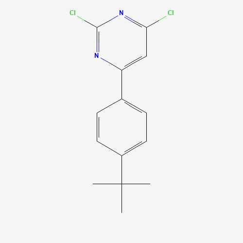 4-(4-tert-butylphenyl)-2,6-dichloropyrimidine (CAS: 879608-76-1) - Related Chemical Product