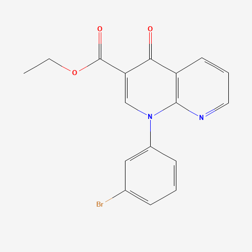 ethyl 1-(3-bromophenyl)-4-oxo-1,8-naphthyridine-3-carboxylate (CAS: 477251-77-7) - Related Chemical Product