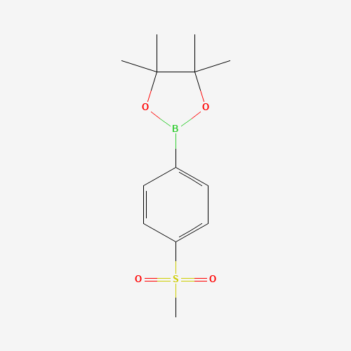 4,4,5,5-tetramethyl-2-(4-methylsulfonylphenyl)-1,3,2-dioxaborolane (CAS: 603143-27-7) - Related Chemical Product
