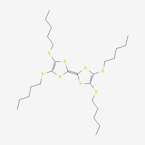 2-[4,5-bis(pentylsulfanyl)-1,3-dithiol-2-ylidene]-4,5-bis(pentylsulfanyl)-1,3-dithiole (CAS: 106920-29-0) - Related Chemical Product