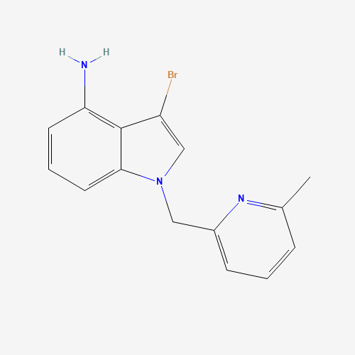 3-bromo-1-[(6-methylpyridin-2-yl)methyl]indol-4-amine (CAS: 1527518-32-6) - Related Chemical Product
