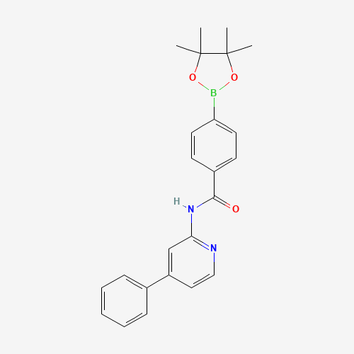 N-(4-phenylpyridin-2-yl)-4-(4,4,5,5-tetramethyl-1,3,2-dioxaborolan-2-yl)benzamide (CAS: 1419221-50-3) - Related Chemical Product