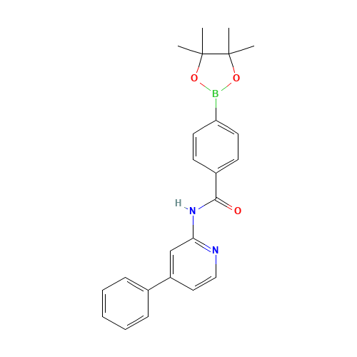 N-(4-phenylpyridin-2-yl)-4-(4,4,5,5-tetramethyl-1,3,2-dioxaborolan-2-yl)benzamide (CAS: 1419221-50-3) - Related Chemical Product