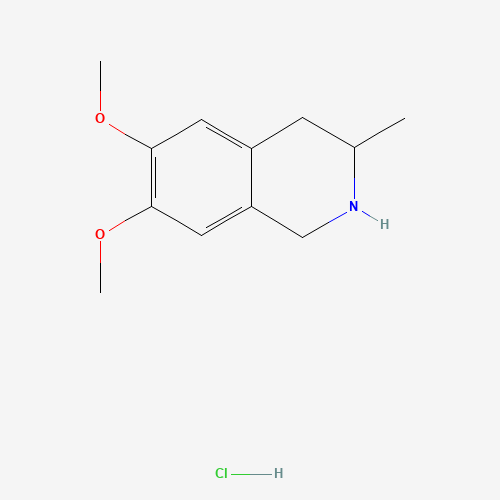 6,7-dimethoxy-3-methyl-1,2,3,4-tetrahydroisoquinoline;hydrochloride (CAS: 6266-97-3) - Related Chemical Product