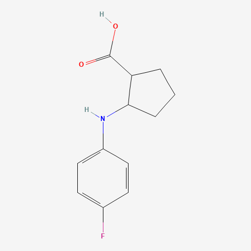 2-(4-fluoroanilino)cyclopentane-1-carboxylic acid (CAS: 1416585-28-8) - Related Chemical Product