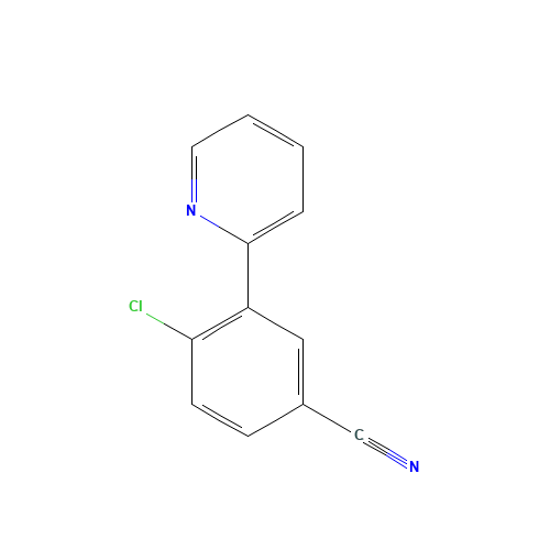 4-chloro-3-pyridin-2-ylbenzonitrile (CAS: 1245636-11-6) - Related Chemical Product