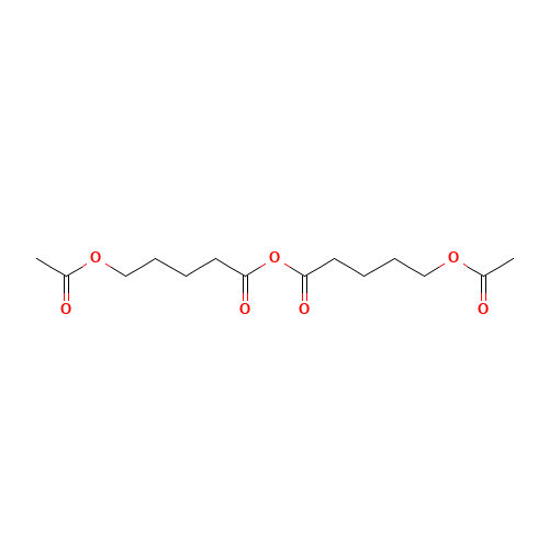 5-acetyloxypentanoyl 5-acetyloxypentanoate (CAS: 1541172-14-8) - Chemical Structure and Molecular Formula 
