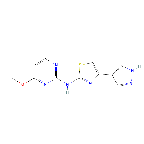 N-(4-methoxypyrimidin-2-yl)-4-(1H-pyrazol-4-yl)-1,3-thiazol-2-amine (CAS: 1235313-19-5) - Related Chemical Product