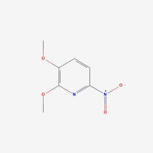 2,3-dimethoxy-6-nitropyridine (CAS: 79491-44-4) - Chemical Structure and Molecular Formula 