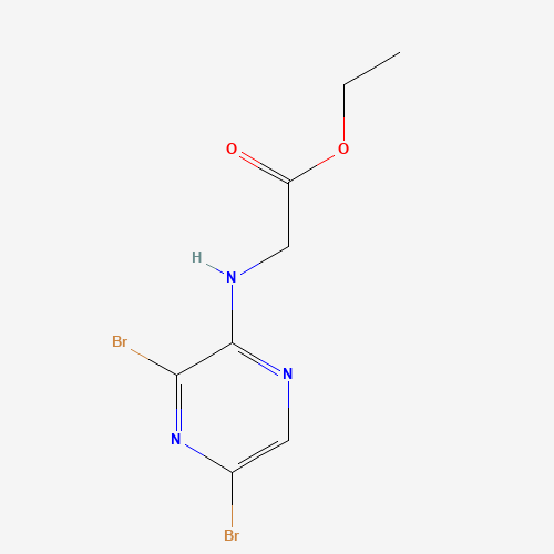ethyl 2-[(3,5-dibromopyrazin-2-yl)amino]acetate (CAS: 1228013-60-2) - Related Chemical Product