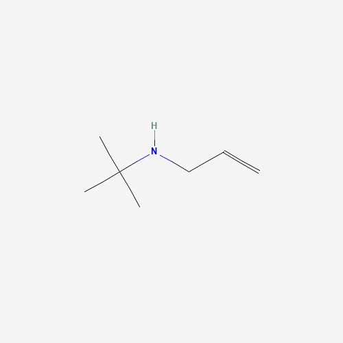 2-methyl-N-prop-2-enylpropan-2-amine (CAS: 16486-68-3) - Chemical Structure and Molecular Formula 
