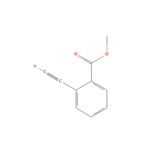 methyl 2-ethynylbenzoate (CAS: 33577-99-0) - Chemical Structure and Molecular Formula 