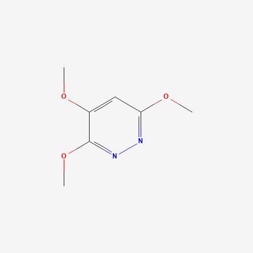 3,4,6-trimethoxypyridazine (CAS: 98334-82-8) - Chemical Structure and Molecular Formula 