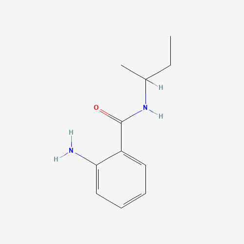 2-amino-N-butan-2-ylbenzamide (CAS: 30391-87-8) - Chemical Structure and Molecular Formula 