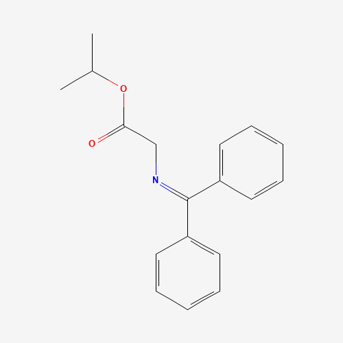 propan-2-yl 2-(benzhydrylideneamino)acetate (CAS: 119244-11-0) - Chemical Structure and Molecular Formula 