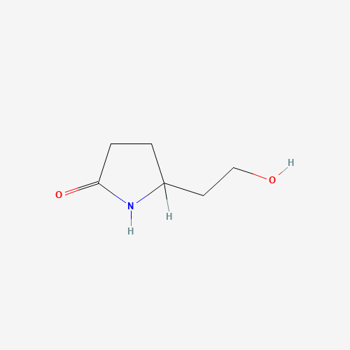 5-(2-hydroxyethyl)pyrrolidin-2-one (CAS: 149427-84-9) - Chemical Structure and Molecular Formula 