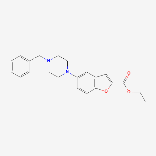 ethyl 5-(4-benzylpiperazin-1-yl)-1-benzofuran-2-carboxylate (CAS: 183288-45-1) - Related Chemical Product