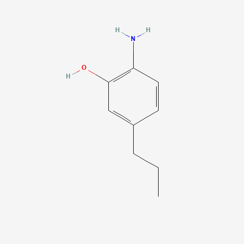 2-amino-5-propylphenol (CAS: 887141-18-6) - Chemical Structure and Molecular Formula 