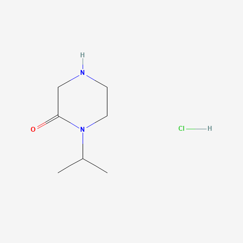 1-propan-2-ylpiperazin-2-one;hydrochloride (CAS: 1187928-58-0) - Chemical Structure and Molecular Formula 