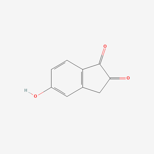 5-hydroxy-3H-indene-1,2-dione (CAS: 924296-24-2) - Chemical Structure and Molecular Formula 